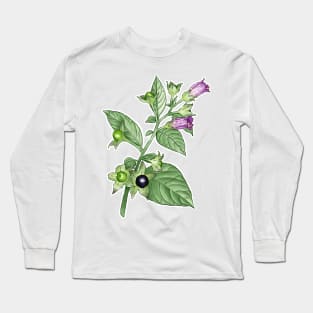 Deadly Nightshade ~ Atropa Belladonna Long Sleeve T-Shirt